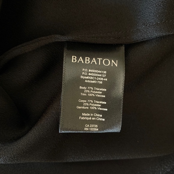 Babaton Sleeveless Black Blouse, size XXS - Picture 5 of 5